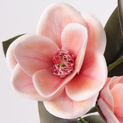 Bulk Magnolia Bridal Bouquet Artificial Flowers Long Stems Shatterproof for Wedding Centerpieces Rustic Vase Holiday Decor Wholesale