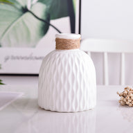 Bulk 2 Pcs Water Ripples Vase with Textured Rope Bottle for Home Party Table Decor Wholesale