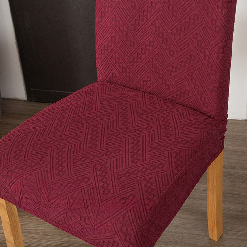 Bulk 2 Pcs Polyester  Chair Covers Removable Washable Stretch Slipcover For Home Kitchen Decoration Wholesale