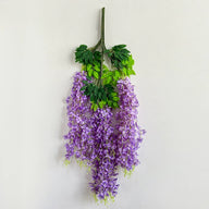 Bulk 12 Pack Wisteria Artificial Flowers Vines Rust Proof  Chains Fade Proof for Wedding Arch Garden Wall Outdoor Decor Wholesale