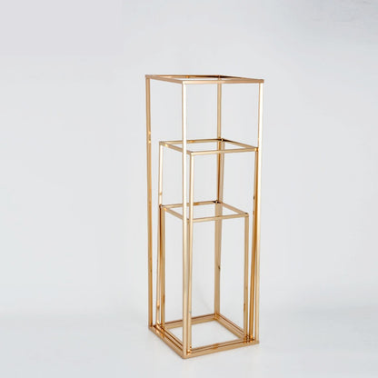 Bulk Metal Geometric Column Flower Stand for Wedding Party Centerpieces for Tables Decor Wholesale