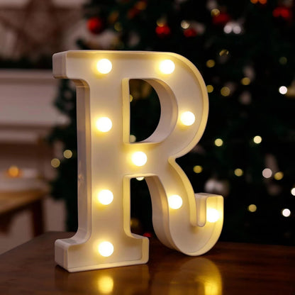 Bulk 8 Inch 3D Light Up Letters Set with LED for Valentine's Day Baby Shower Wedding Decoration Wholesale