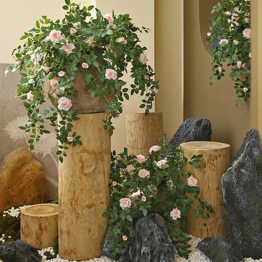 20 Inch Artificial Rose Rattan Hanging Flower Garland, 1 Pc