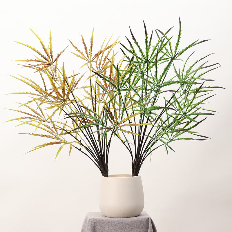 Artificial Aralia (False Aralia) Plant Bush, Tropical Faux Greenery, Nordic Style for Home, Office & Window Displays
