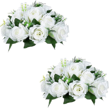 Premium 10 Pcs Kissing Balls Wedding Decor Artificial Rose Centerpieces Reception Arch Table Floral Arrangements All Season