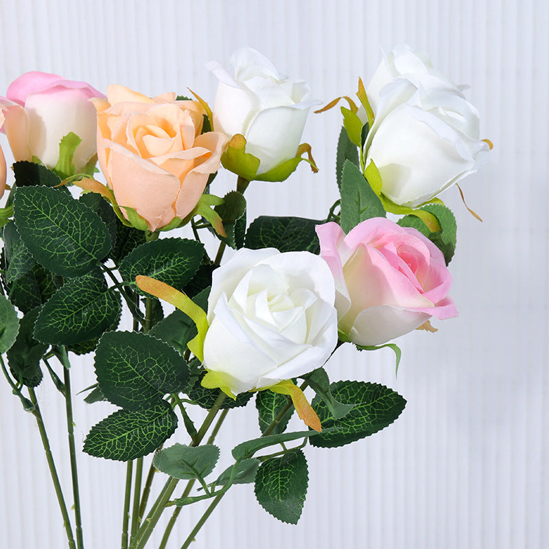 Artificial Rose Single Stem, Bendable Stem, Wedding, Home Decor & Hotel Display