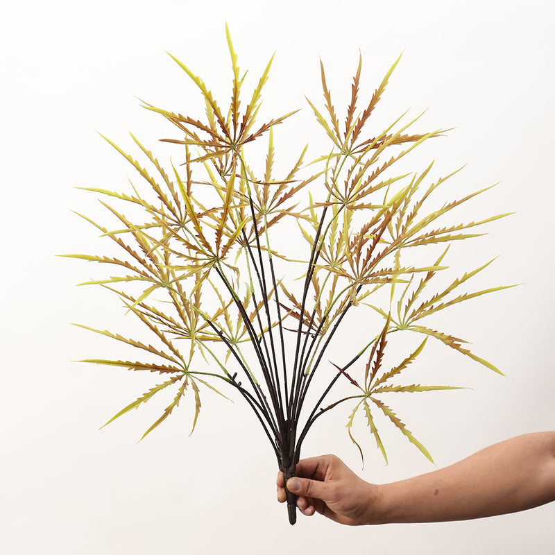 Artificial Aralia (False Aralia) Plant Bush, Tropical Faux Greenery, Nordic Style for Home, Office & Window Displays