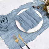 Bali Gauze Ruffled Napkins - Rustic Bohemian Style for Wedding Party Dinner Table Decor