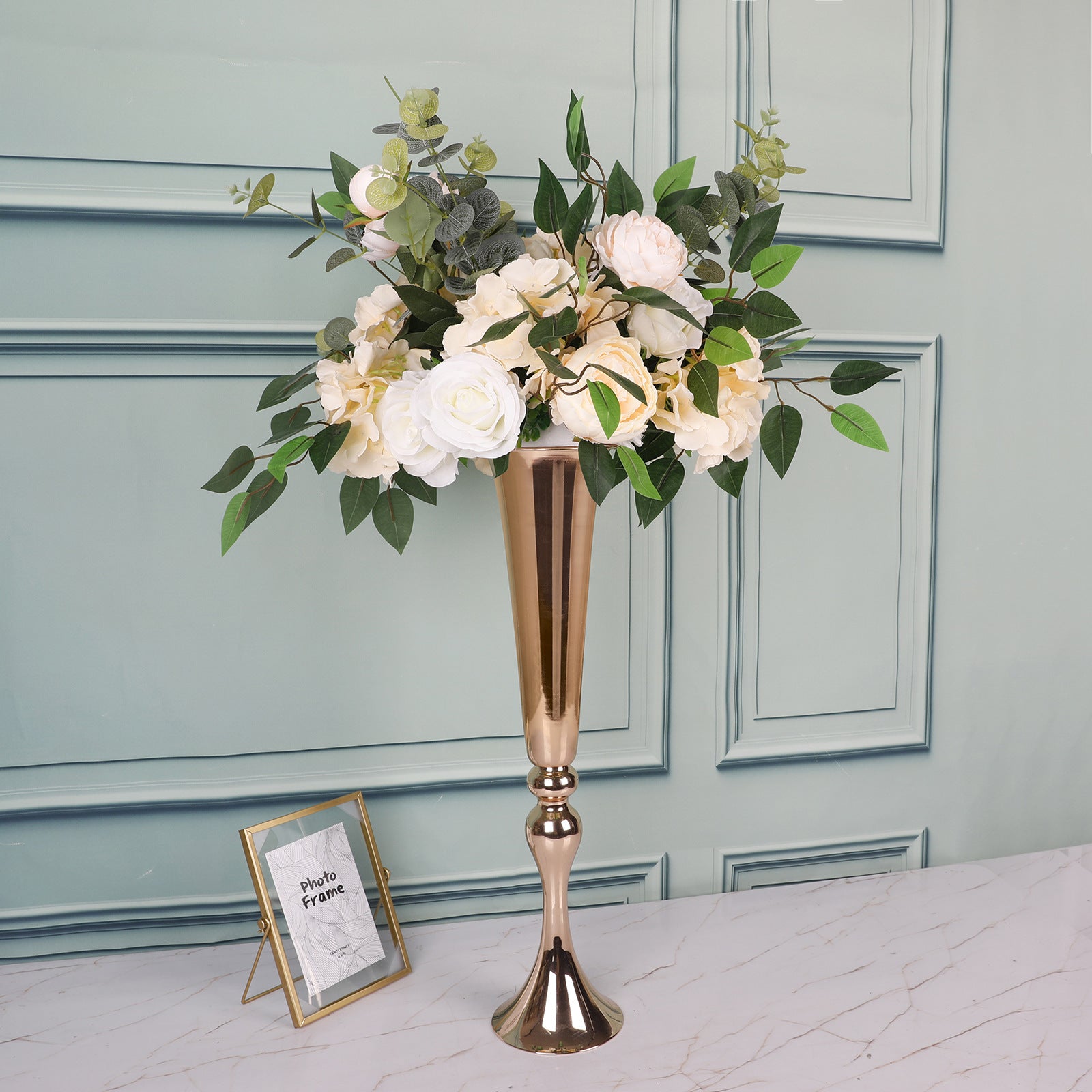 Bulk Metal Wedding Centerpieces Vase Flower Arrangement Stand for Anniversary Ceremony Birthday Party Event Decor Wholesale