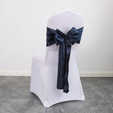 Bulk 10PCS Bows Chair Sashes Satin Chair Ribbons for Wedding Party Events Banquet Chair Cover Decoration Wholesale