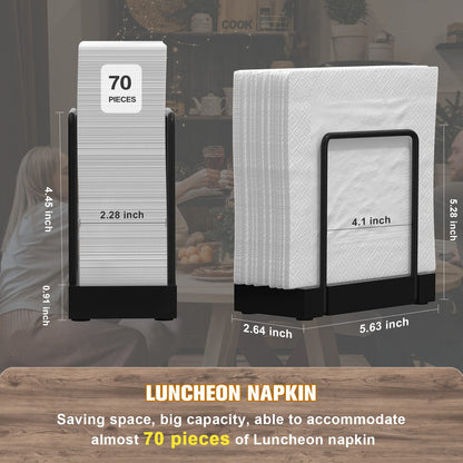 Bulk Table Napkin Holder 2025 Set Bamboo Iron Combo 3 in 1 Organizer Anti-Tip Base Commercial Kitchens Rustic Weddings Wholesale