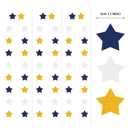 Bachelorette Party Star Hanging Garland - 13.12ft Paper Star Banner with 36 Stars