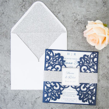 Bulk 100pcs wedding invitations wedding cards for Wedding Engagement Mariage Birthday Christening Party Supplies Wholesale