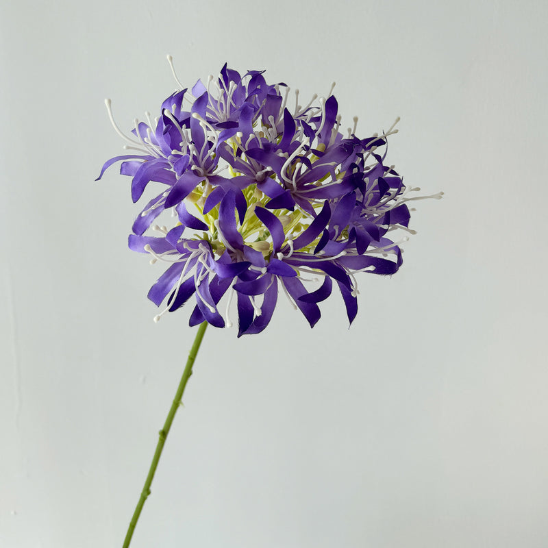 26" Lycoris Radiata Artificial Flower Bush, Retro Faux Silk Decor for Weddings, Events, and Home Styling