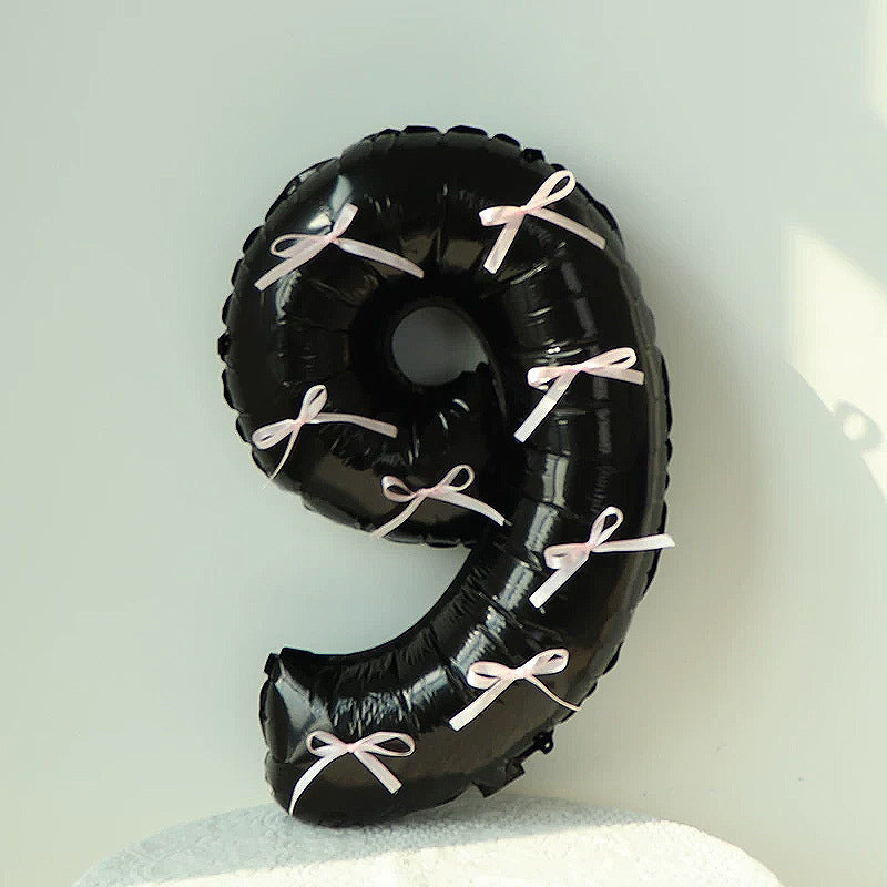 32 Inch Number Foil Balloon - 0-9 Digits Optional | Kids Birthday Party Decor for Boys & Girls