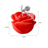 Rose Scented Candle - Valentine's/Wedding Favor Holiday Gift Floral Decor