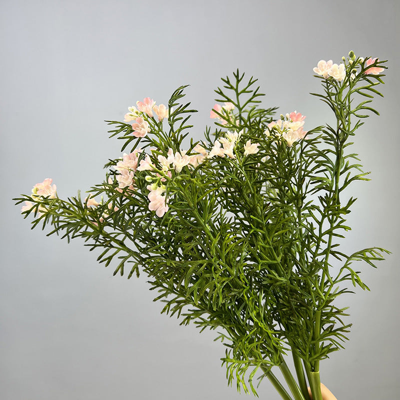 Artificial Daisy Chamomile Bush, Plastic Chrysanthemum Flower Spray, Rustic Faux Wildflowers for Wedding, Home & Outdoor Decor