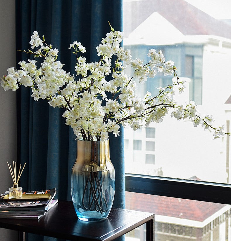 19 Inch Cherry Blossom Branches 10 Pcs Artificial Silk Flowers Bulk Spring Decor