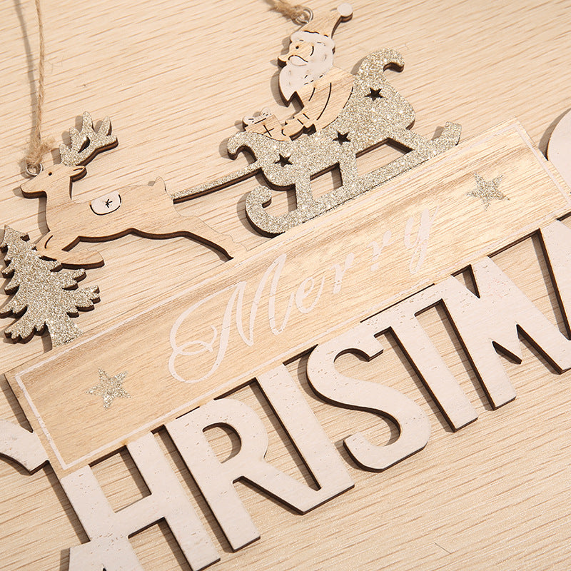 Christmas Hanging Ornaments with Rope, Bulk Xmas Sign Decorations for Party, Holiday Decor Set