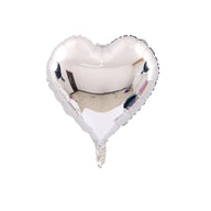 Bulk 50 Pcs 7 Inch Heart-shape Foil Balloons Mylar Balloons for Wedding Valentine's Day Decor Wholesale