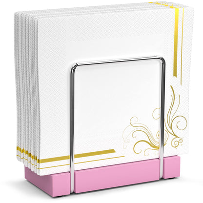 Bulk Table Napkin Holder 2025 Set Bamboo Iron Combo 3 in 1 Organizer Anti-Tip Base Commercial Kitchens Rustic Weddings Wholesale