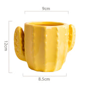 Ceramic Cactus Shaped Flower Vase Planter Pot Bulk Wholesale