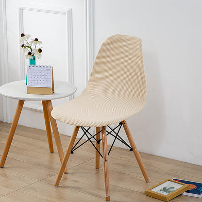 Bulk Elastic Shell Chair Cover Thicken Grid Pattern Dining Chair Covers for Weddings Party Home Decor Wholesale