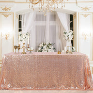 Bulk Sparkle Sequin Rectangle Tablecloth for Wedding Birthday Party Holiday Banquet Table Decoration Wholesale