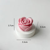 Valentine's Day Rose Aromatic Candle - Realistic Flower Shaped Candle | Romantic Gift