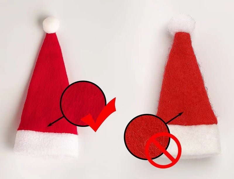 10 Pcs Mini Christmas Knife and Fork Covers for Dinner Table Holiday Decor