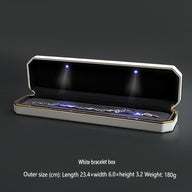 Bulk Ring Box With Light 2025 LED Illuminated Velvet Lined Jewelry Organizer for Bridal Shower & Proposal Accessories Wholesale