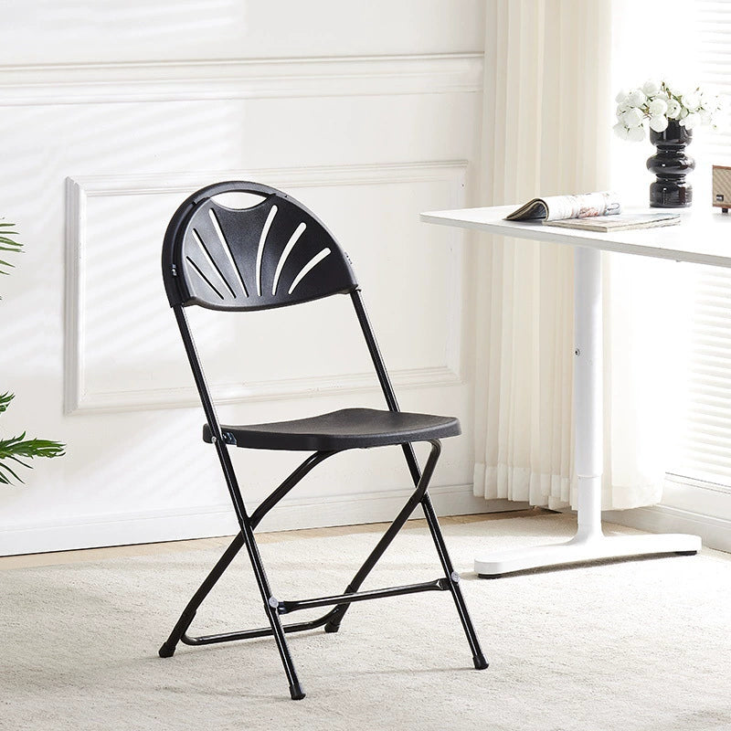 Bulk 6 Pcs Plastic Folding Chairs with Steel Frame Water-Resistant & Portable for Weddings Outdoor Events Office Parties Wholesale