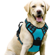 Premium No Pull Dog Harness Oxford Reflective Padding Adjustable Soft Padded Training Walking Hiking Secure Control