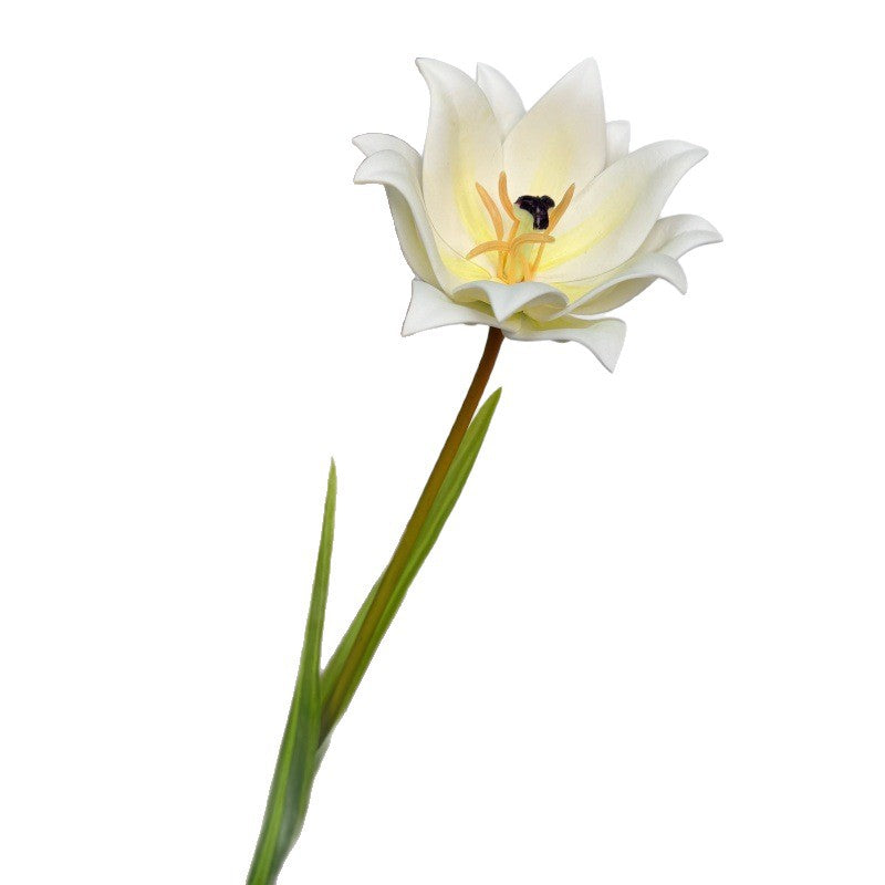 Single Stem Artificial Koloon Flower, 28" Tall, Realistic EVA Material, Perfect for Weddings & Home Decor