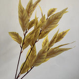 10-Pack 29.5" Artificial 3-Stem Lily Leaves – Wedding Aisle Decor & Floral Arrangement Filler