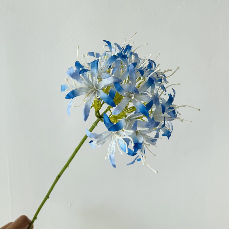 26" Lycoris Radiata Artificial Flower Bush, Retro Faux Silk Decor for Weddings, Events, and Home Styling