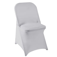 Bulk 2 Pcs Stretch Folding Chair Covers Removable Elastic Chair Covers for Banquets Weddings Events Parties Holiday Celebrations Wholesale