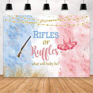 Gender Reveal Backdrop - Birthday & Party Decoration Banner - Photo Background for Celebrations