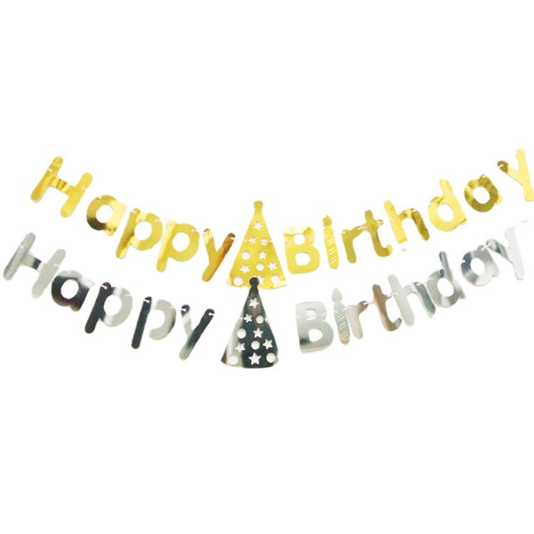 Bulk Glitter Happy Birthday Banner for Girls Boys Kids Adults Birthday Party Supplies Wholesale