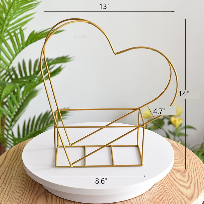 Bulk 1 Pc Metal Geometric Flower Stand Gold Plated Hanging Vase for Wedding Home Office Centerpiece Decor Wholesale