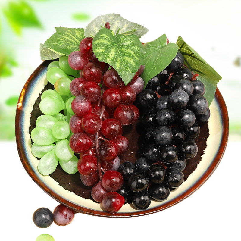 Artificial Grapes Cluster 10 Pcs Bulk Decorative Silk Grape Bundles for Wedding Party Home Decor