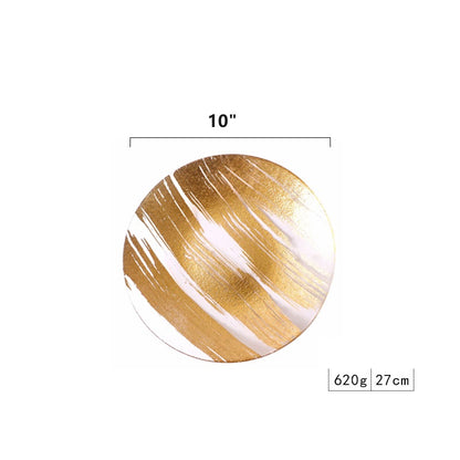 Bulk Round Glass Charger Plates for Wedding Party Event Tabletop Decor Wholesale