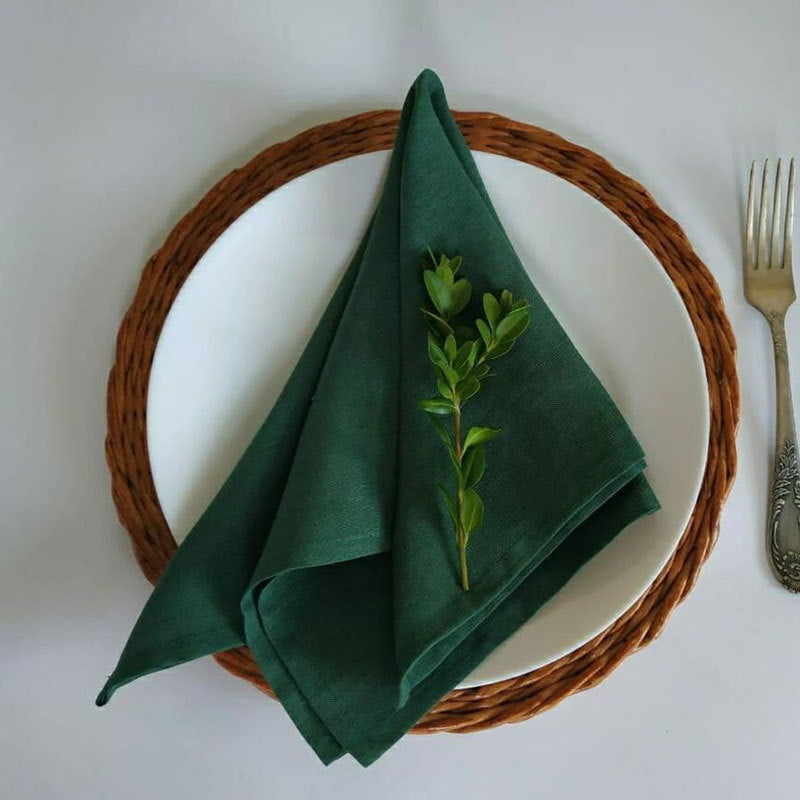 Bulk Linen Napkins 2025 100% French Flax Reusable Biodegradable Table Dining Rustic Weddings  Restaurant Banquet Wholesale