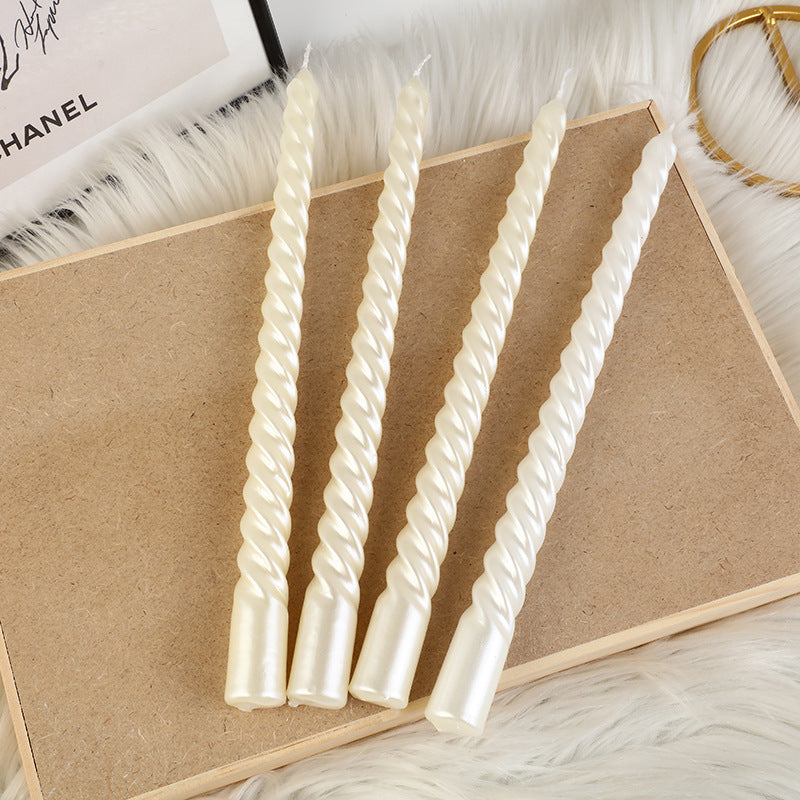 Bulk Set of 4 Taper Candles for Wedding Dinner Parties Galas Award Ceremonies Religious Holiday Decor Wholesale