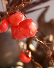 37 Inch Extra Long Artificial Persimmon Stems Branches Bulk Quantity