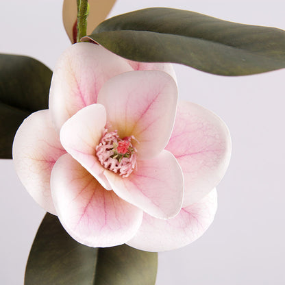 Bulk Magnolia Bridal Bouquet Artificial Flowers Long Stems Shatterproof for Wedding Centerpieces Rustic Vase Holiday Decor Wholesale