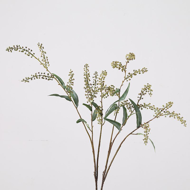Artificial Long-Stem Salty Berry Bush, 43 Inches, PVC Indoor Wedding and Home Decor
