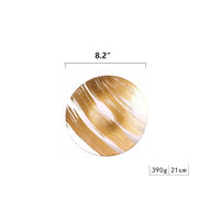 Bulk Round Glass Charger Plates for Wedding Party Event Tabletop Decor Wholesale