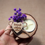 Premium Soy Wax Candles Gift Set 20 Pack Hand Poured Customizable Candles with Signboard for Wedding Baby Shower Home Decor