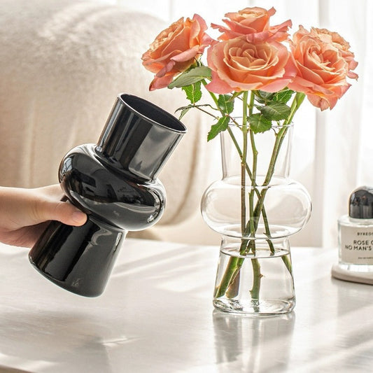 Bulk 7.8" Glass Vase Modern Hydroponic Vases for Centerpiece Wedding Office Home Wholesale